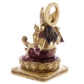 Decorative Gold and Red 14cm Ganesh Statue