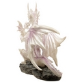 Ice Dragon  Mother Fantasy Winter Warrior Dragon Figurine