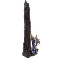 Fantasy Dragon Geode Crystal Upright Incense Stick Burner