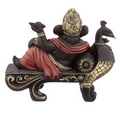 Elephant Ganesh Figurine - Peacock Bench