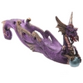 Celtic Scroll Dark Legends Dragon Incense Ashcatcher