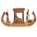 Decorative Gold Egyptian Canopy Boat