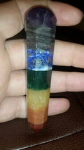 Sacred Chakra Crystal Massage Wand Healing Point