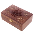  Sheesham Wood Aromatherapy Essential Oil Box  (Holds 12/24 Bottles)