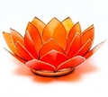 lotus flower 7 chakra tree tealight candle holder