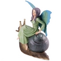 Enchanted Fairies Figurine - Riding Snail